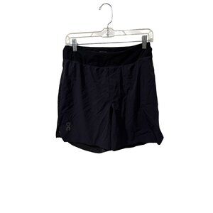 On Cloud Mens Lightweight Running Shorts Black Size S Swiss Engineering